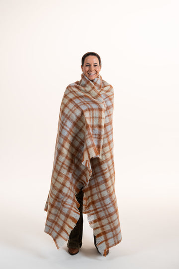 Limited Edition No.7 Mohair Throw - The Glamorous Goat